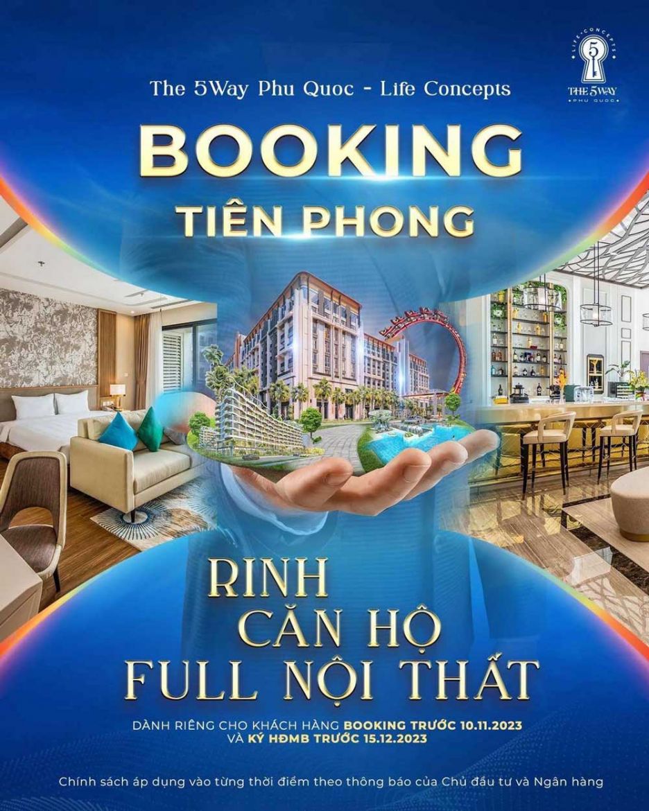 booking mở bán the 5 way phú quốc