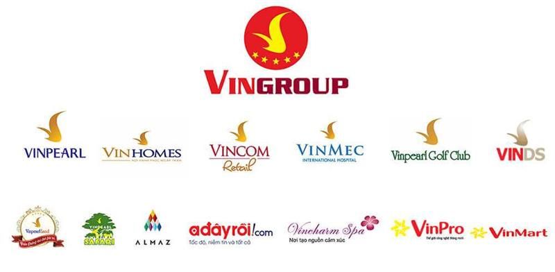 Các thương hiệu thuộc tập đoàn Vingroup