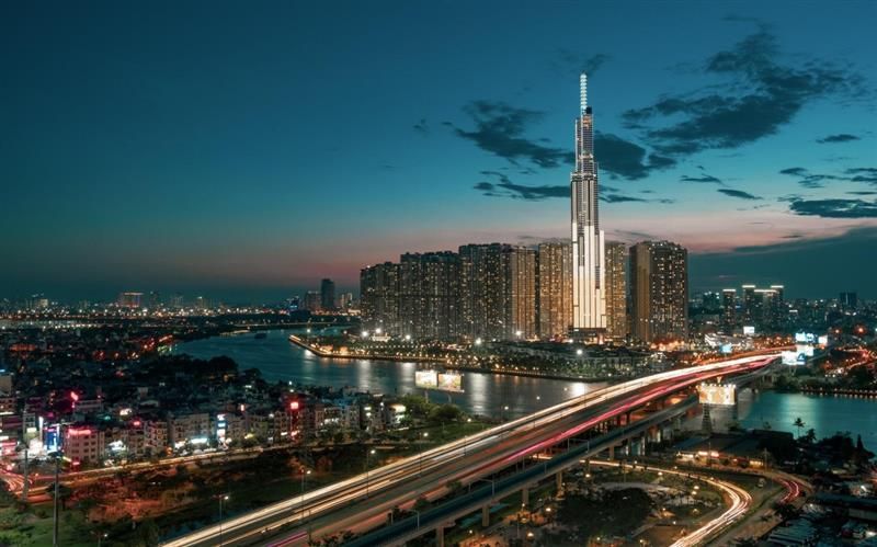 Landmark 81 là tòa nhà cao nhất Việt Nam, toà nhà cao thứ hai Đông Nam Á 